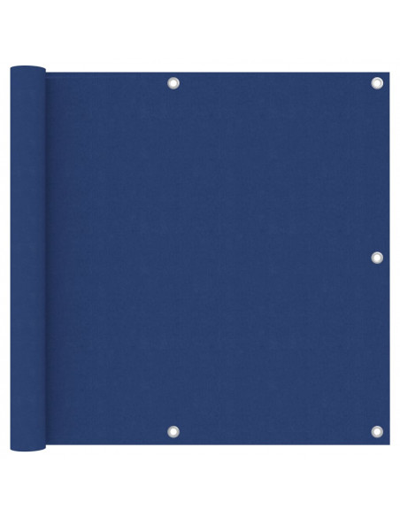 Paravento da Balcone Blu 90x500 cm in Tessuto Oxford