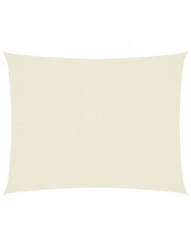Parasole a Vela Oxford Rettangolare 2x3,5 m Crema