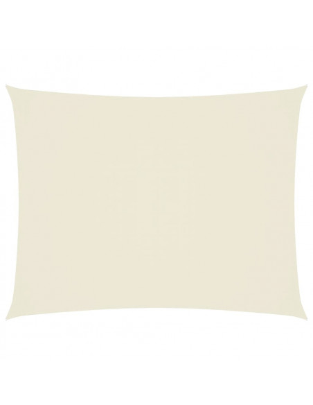 Parasole a Vela Oxford Rettangolare 2x3,5 m Crema