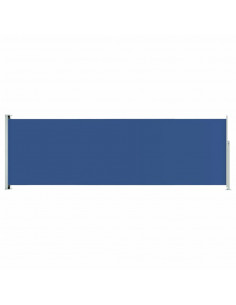 Tenda da Sole Laterale Retrattile per Patio 200x600 cm Blu 2
