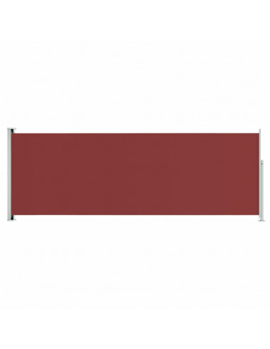 Tenda Laterale Retrattile per Patio 220x600 cm Rossa