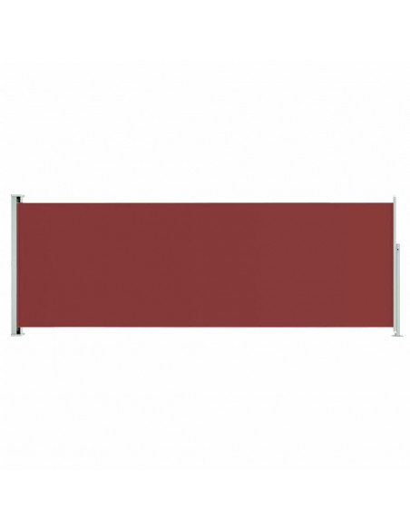 Tenda Laterale Retrattile per Patio 220x600 cm Rossa