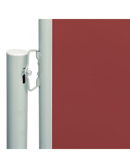 Tenda Laterale Retrattile per Patio 220x600 cm Rossa