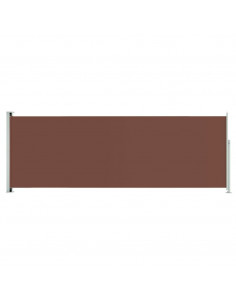 Tenda Laterale Retrattile per Patio 220x600 cm Marrone 2