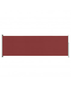 Tenda da Sole Laterale Retrattile per Patio 200x600 cm Rossa 2