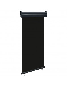 Tendalino Laterale per Balcone 105x250 cm Nero 2