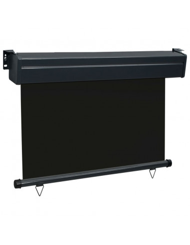 Tendalino Laterale per Balcone 105x250 cm Nero