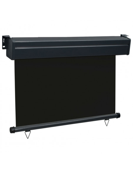 Tendalino Laterale per Balcone 105x250 cm Nero
