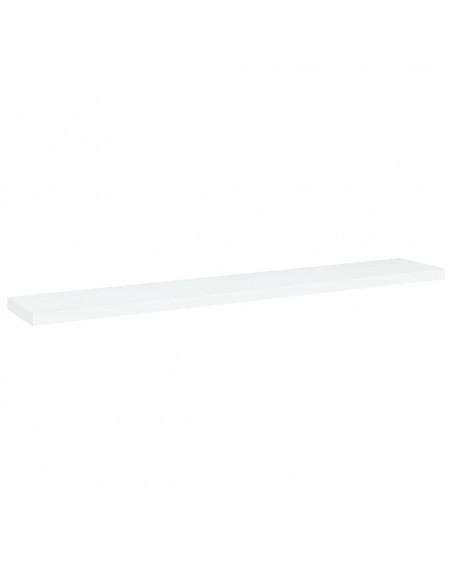 Ripiani per Libreria 4pz Bianchi 60x10x1,5 cm Legno Multistrato