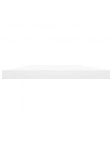 Ripiani per Libreria 4pz Bianchi 60x10x1,5 cm Legno Multistrato