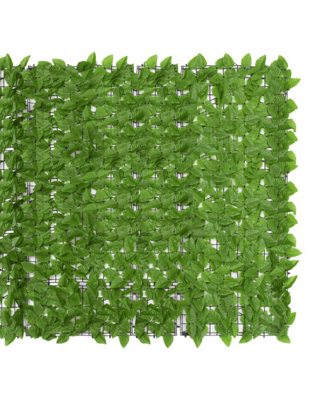 Schermo Privacy da Balcone con Foglie Verde 300x150 cm