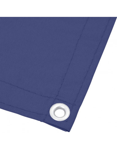 Paravento da Balcone Blu 90x700 cm 100% Poliestere Oxford
