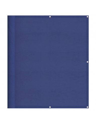 Paravento da Balcone Blu 120x800 cm 100% Poliestere Oxford