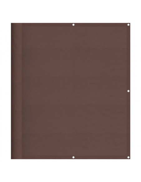 Paravento da Balcone Marrone 120x800 cm 100% Poliestere Oxford