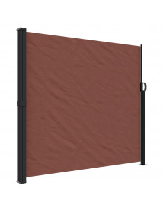 Tenda da Sole Laterale Retrattile Marrone 180x300 cm 2