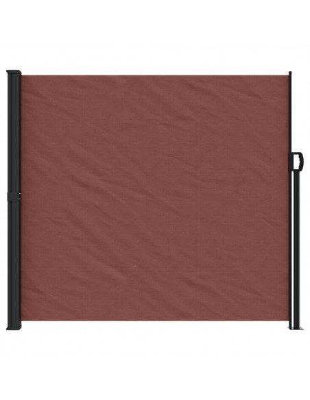 Tenda da Sole Laterale Retrattile Marrone 180x300 cm