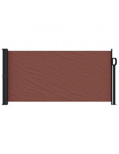 Tenda da Sole Laterale Retrattile Marrone 100x300 cm