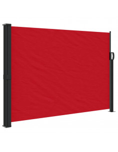 Tenda da Sole Laterale Retrattile Rossa 140x600 cm 2