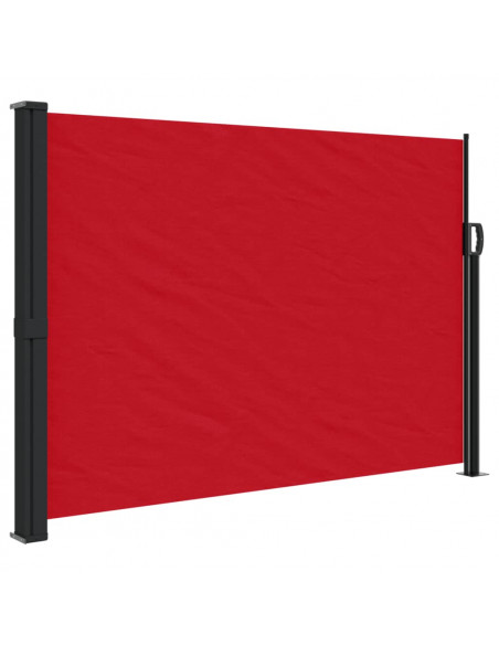 Tenda da Sole Laterale Retrattile Rossa 140x600 cm