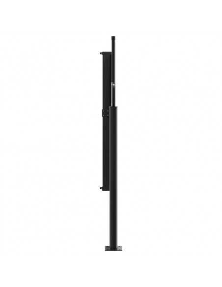 Tenda da Sole Laterale Retrattile Marrone 120x600 cm