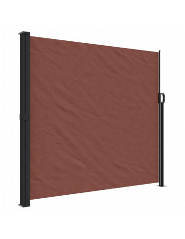 Tenda da Sole Laterale Retrattile Marrone 180x600 cm
