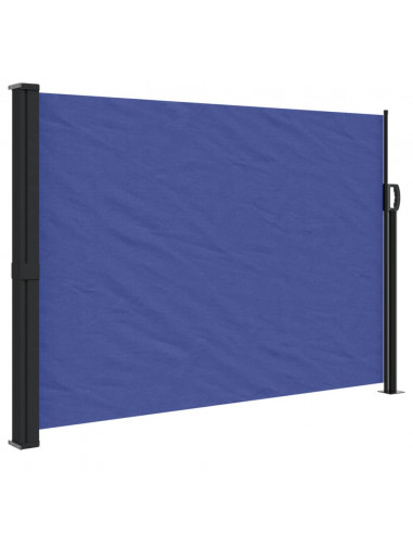 Tenda da Sole Laterale Retrattile Blu 140x500 cm