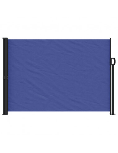 Tenda da Sole Laterale Retrattile Blu 140x500 cm