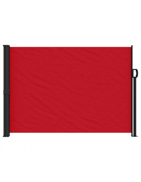Tenda da Sole Laterale Retrattile Rossa 140x300 cm