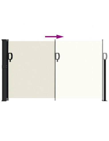 Tenda da Sole Laterale Retrattile Crema 120x500 cm