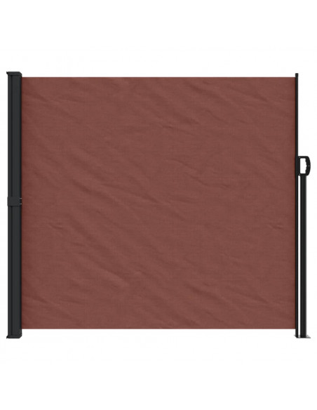 Tenda da Sole Laterale Retrattile Marrone 180x500 cm