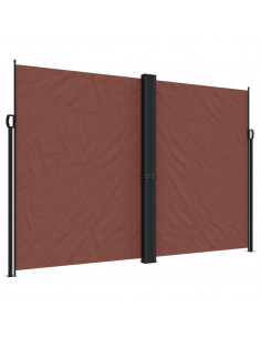 Tenda da Sole Laterale Retrattile Marrone 220x600 cm 2