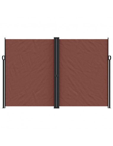 Tenda da Sole Laterale Retrattile Marrone 220x600 cm