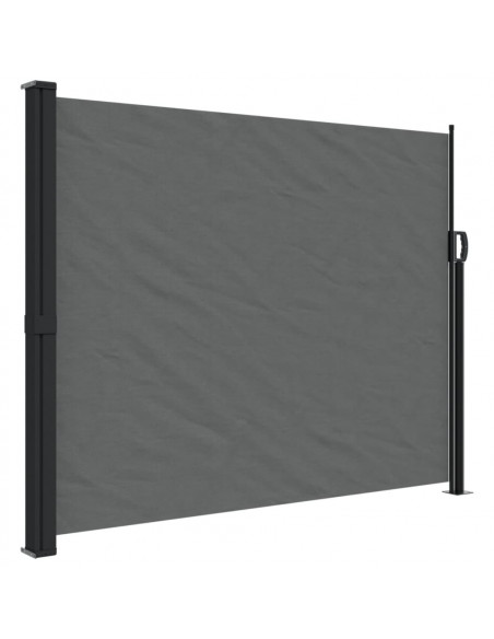 Tenda da Sole Laterale Retrattile Antracite 160x500 cm