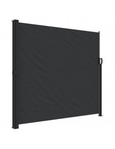 Tenda da Sole Laterale Retrattile Nera 180x300 cm 2