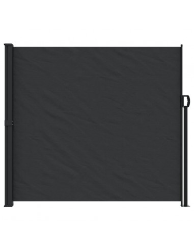 Tenda da Sole Laterale Retrattile Nera 180x300 cm