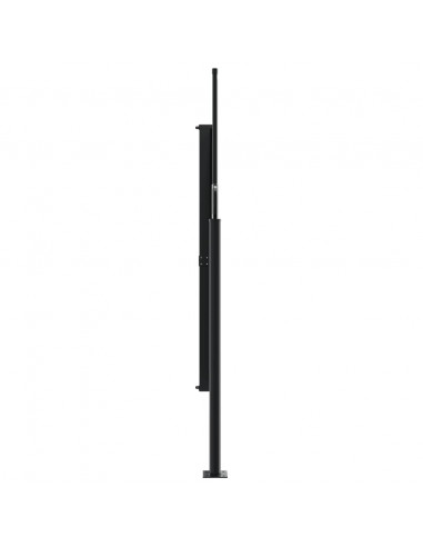 Tenda da Sole Laterale Retrattile Nera 180x300 cm