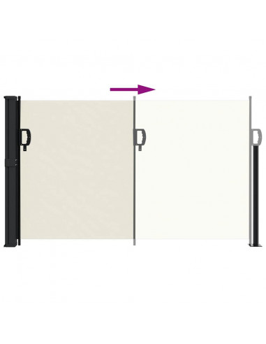 Tenda da Sole Laterale Retrattile Crema 120x300 cm