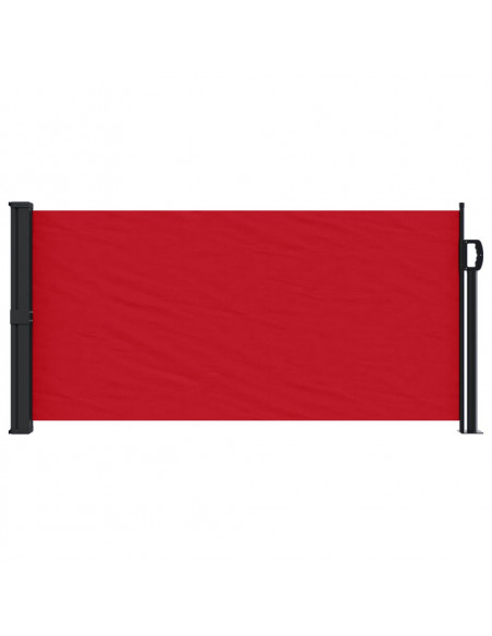Tenda da Sole Laterale Retrattile Rossa 100x500 cm
