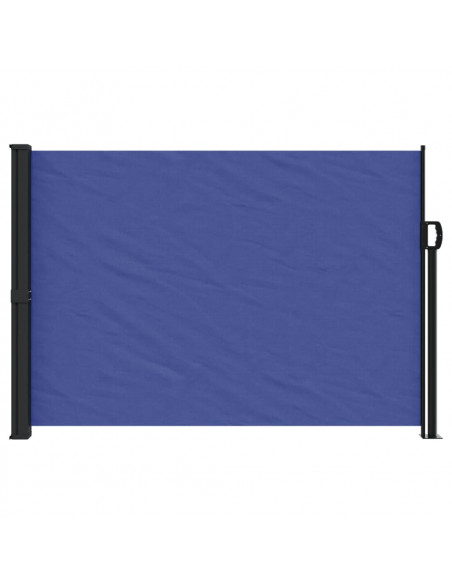 Tenda da Sole Laterale Retrattile Blu 140x600 cm