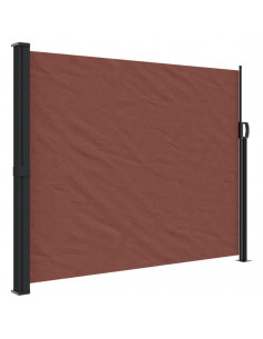 Tenda da Sole Laterale Retrattile Marrone 160x500 cm 2