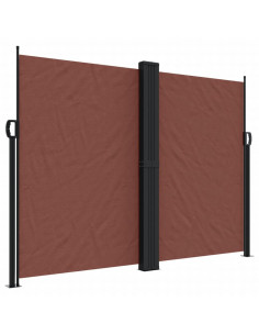 Tenda da Sole Laterale Retrattile Marrone 180x600 cm 2