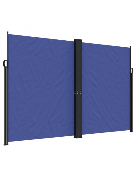 Tenda da Sole Laterale Retrattile Blu 220x600 cm