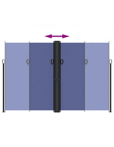 Tenda da Sole Laterale Retrattile Blu 220x600 cm