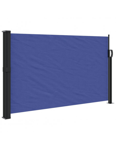 Tenda da Sole Laterale Retrattile Blu 120x600 cm