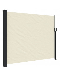 Tenda da Sole Laterale Retrattile Crema 160x500 cm 2