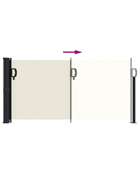 Tenda da Sole Laterale Retrattile Crema 100x300 cm