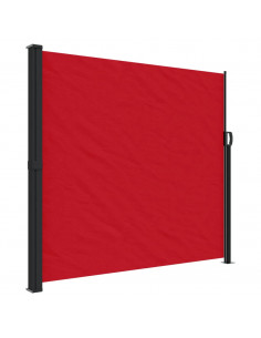 Tenda da Sole Laterale Retrattile Rossa 180x600 cm 2