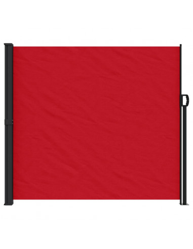 Tenda da Sole Laterale Retrattile Rossa 180x600 cm