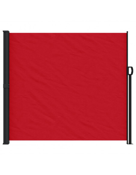 Tenda da Sole Laterale Retrattile Rossa 180x600 cm