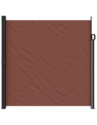Tenda da Sole Laterale Retrattile Marrone 200x600 cm